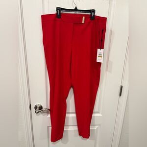 NWT DKNY Vibrant Red Pants